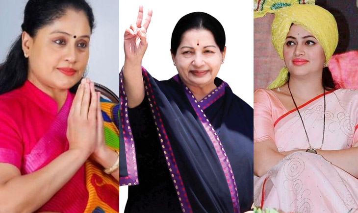 Vijaya Shanthi Jayalalitha Navneet Kaur