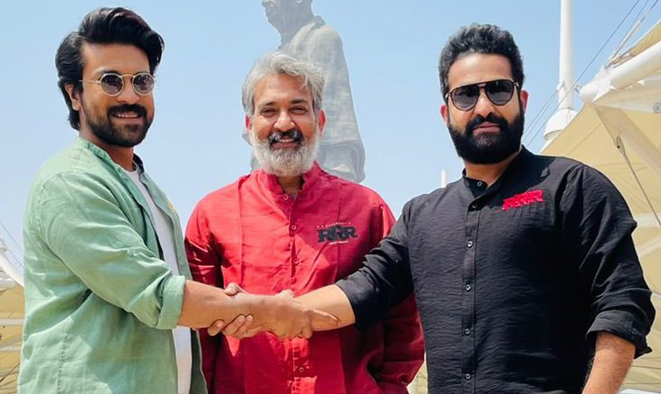 Ram Charan Jr NTR SS Rajamouli RRR Movie