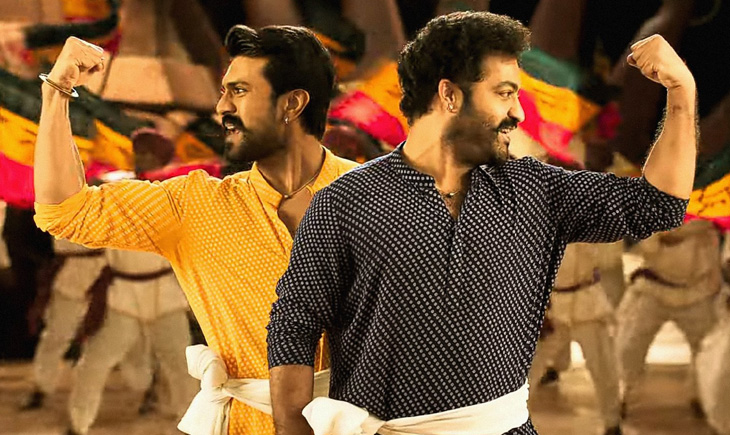 RRR Celebration Anthem Ram Charan Jr NTR Alia Bhatt