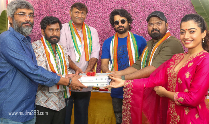 VNR Trio Rashmika Mandanna Venky Kudumula Nithin