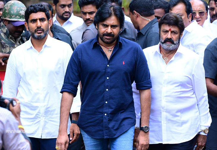 Pawan Kalyan Nara Lokesh Nandamuri Balakrishna